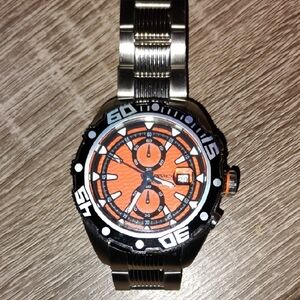Invicta Men's Orange Dial Watch